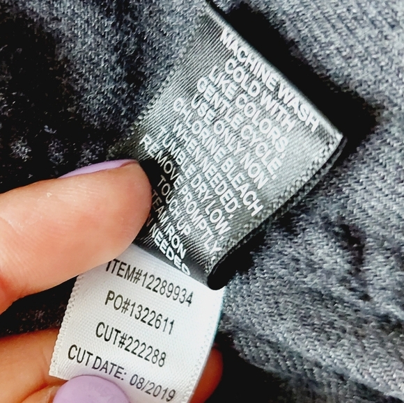 Torrid Taylor - Charcoal Grey Polka Dot Button Front Relaxed Fit Shirt P1235 - Picture 10 of 10